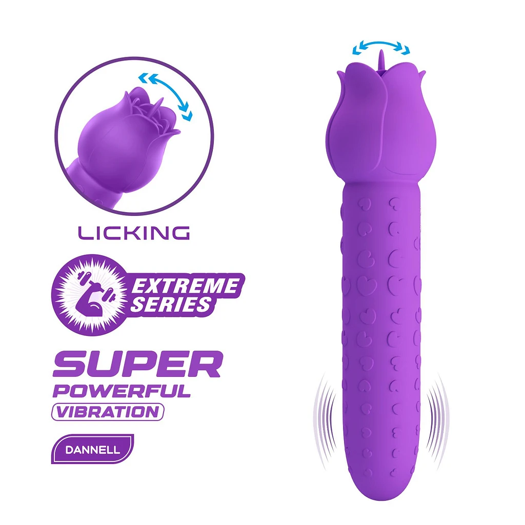 Wibrator Dannell Extreme Series – silikon, 16,3 cm — zdjęcie 2