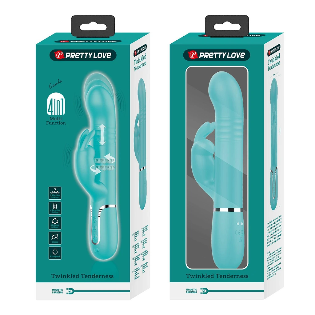 Wibrator króliczek Coale Twinkled Tenderness – 7 wibracji, rotacja i — zdjęcie 11