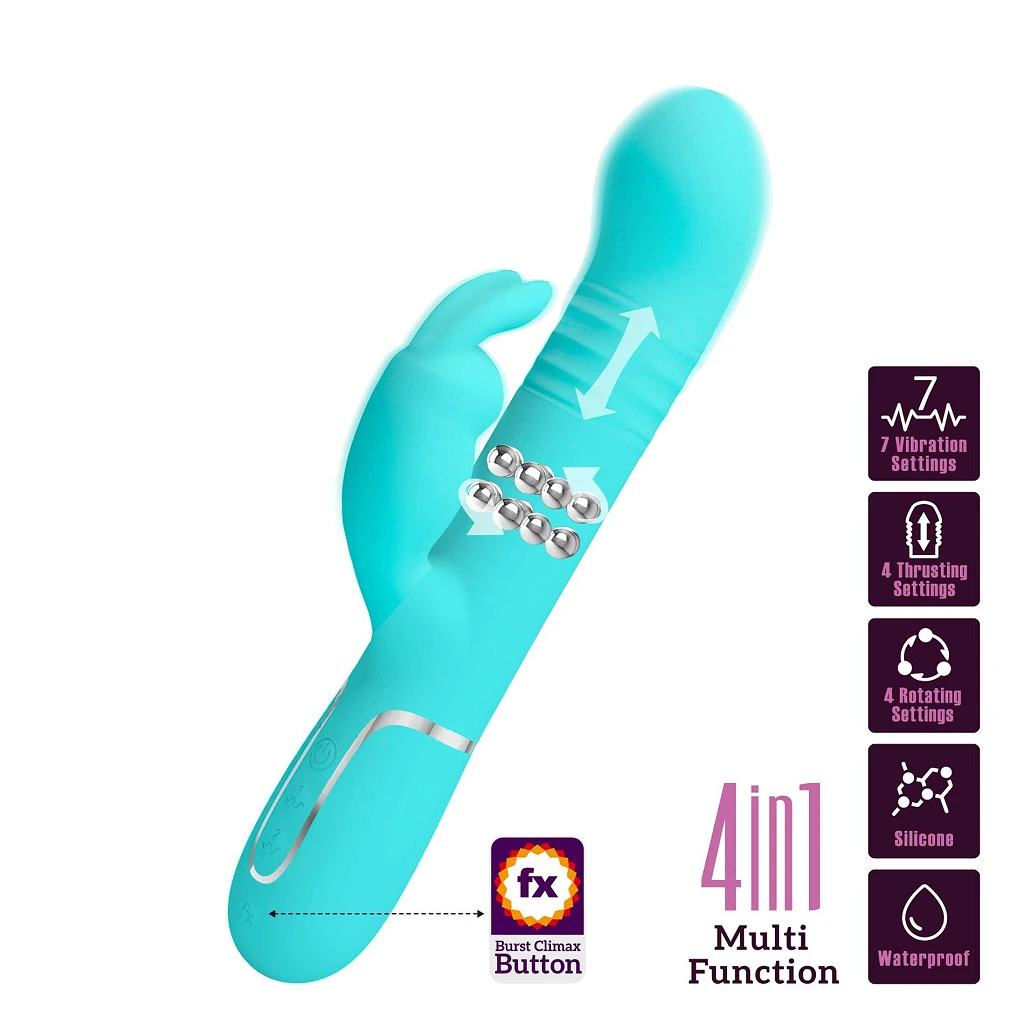 Wibrator króliczek Coale Twinkled Tenderness – 7 wibracji, rotacja i — zdjęcie 2