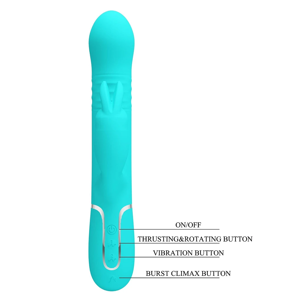 Wibrator króliczek Coale Twinkled Tenderness – 7 wibracji, rotacja i — zdjęcie 9