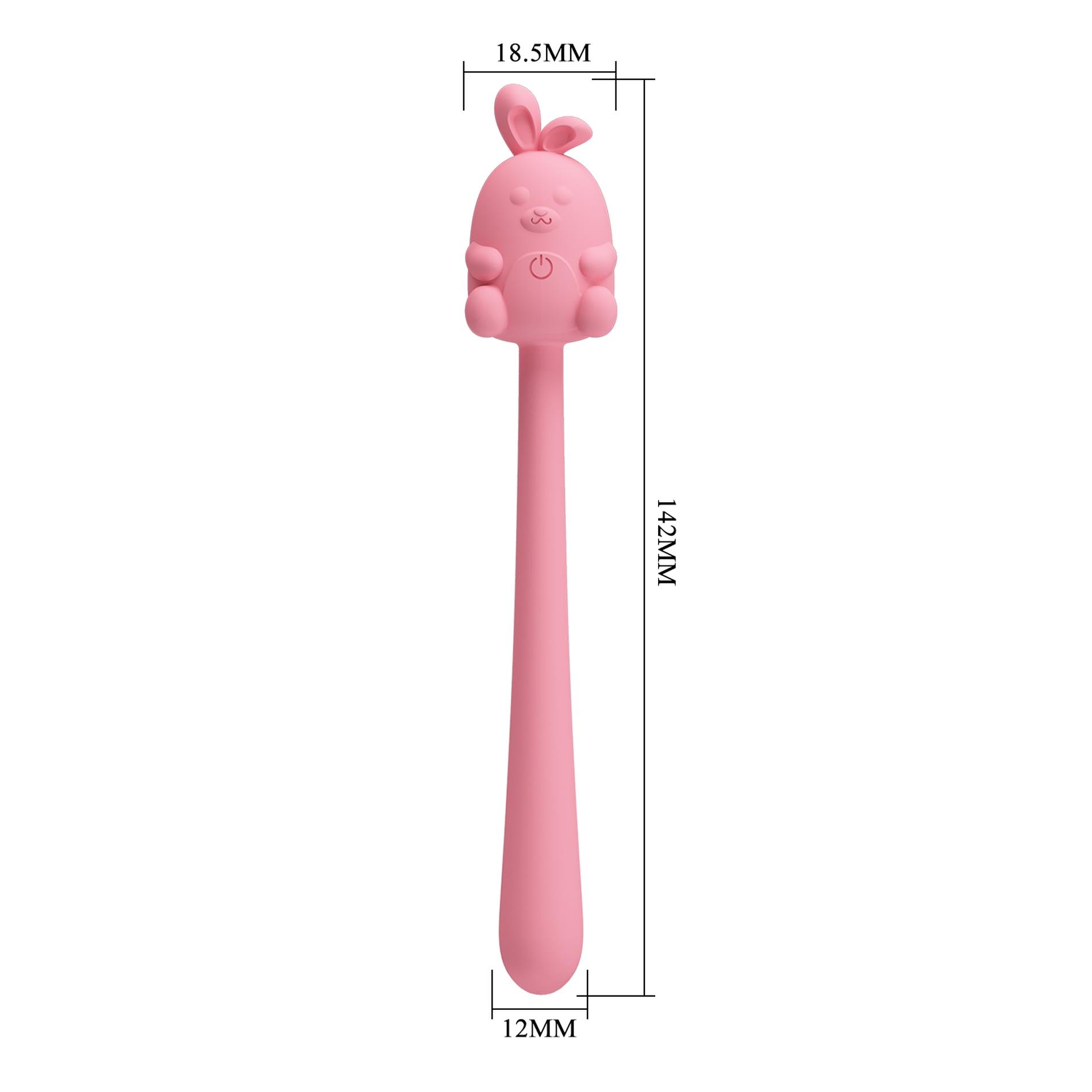 Masażer Cute Bunny Flirting Stick – 7 trybów, magnetyczne USB — zdjęcie 7
