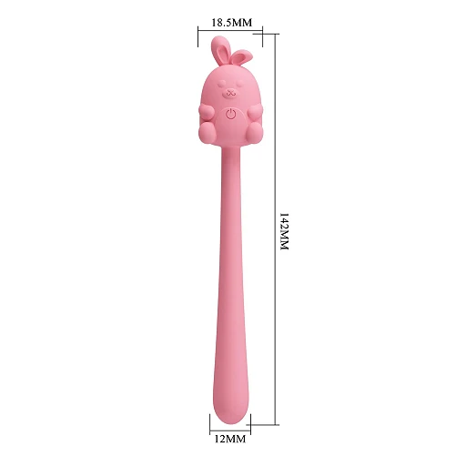 Masażer Cute Bunny Flirting Stick – 7 trybów, magnetyczne USB — zdjęcie 7