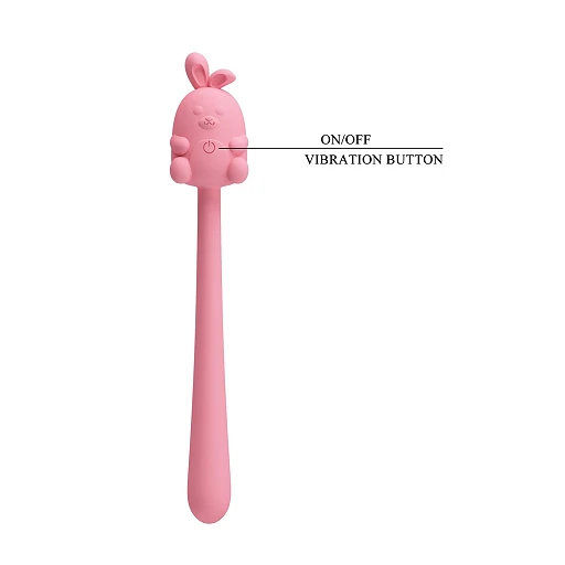 Masażer Cute Bunny Flirting Stick – 7 trybów, magnetyczne USB — zdjęcie 8