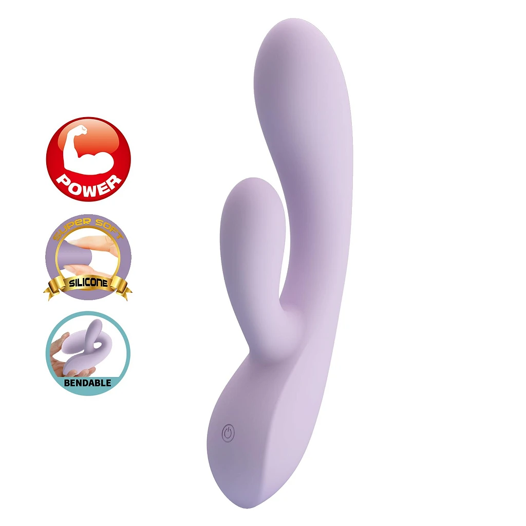 Wibrator króliczek Rosolyn – 10 trybów, silikon, USB — zdjęcie 2