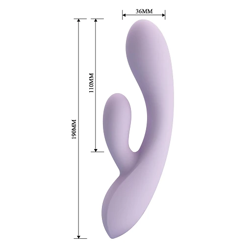 Wibrator króliczek Rosolyn – 10 trybów, silikon, USB — zdjęcie 7