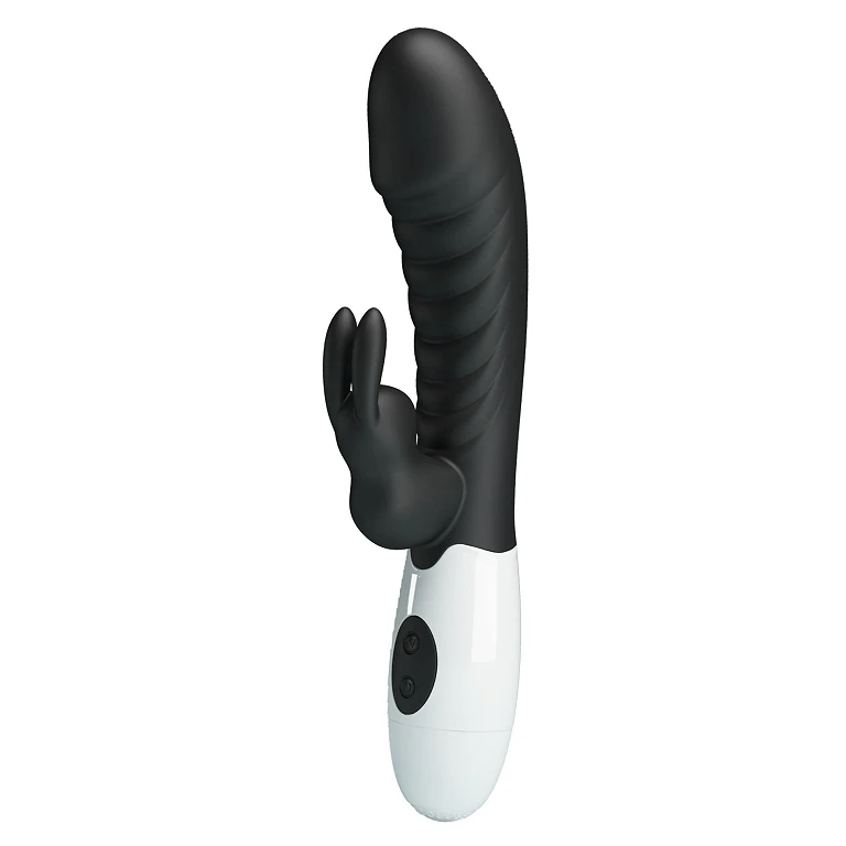 Króliczek Pretty Love Naughty Bunny – 30 funkcji, czarny