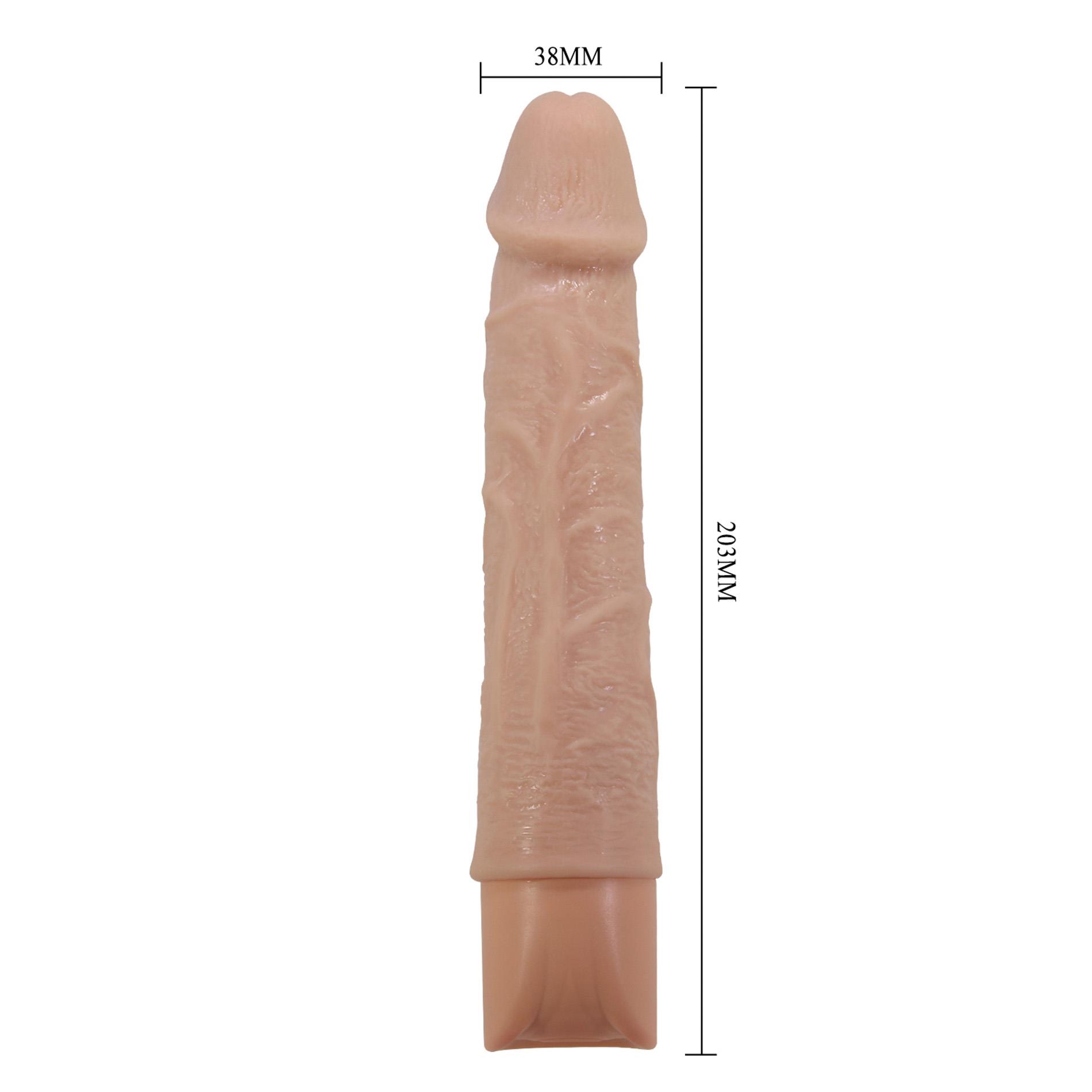 Wibrator realistyczny Leander – 20,3 cm, 10 trybów — zdjęcie 9
