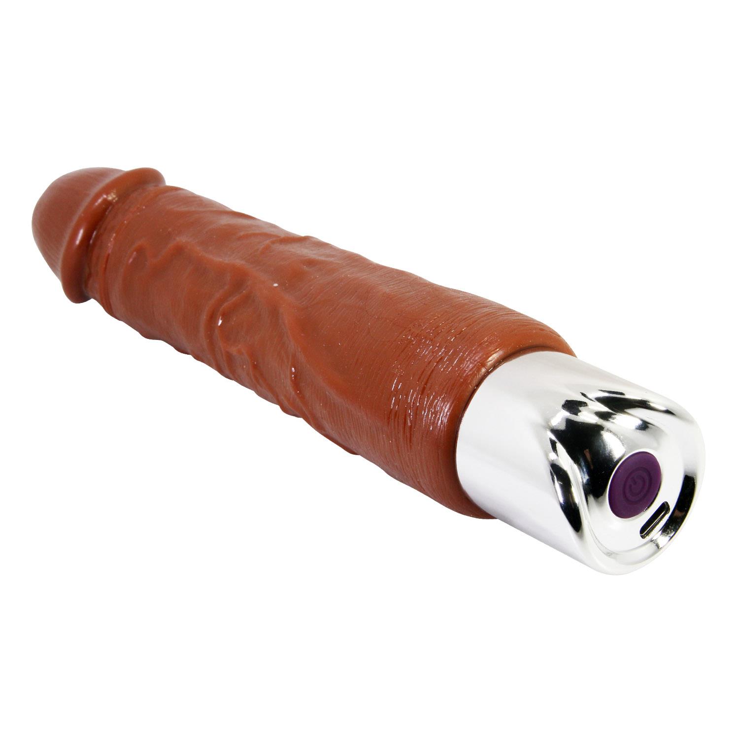 Wibrator realistyczny Rufus Pro – TPE, 23,8 cm, 10 trybów — zdjęcie 3