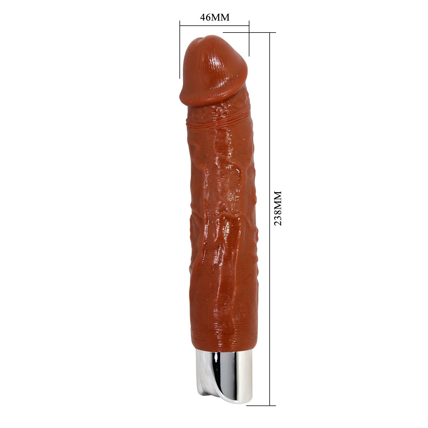 Wibrator realistyczny Rufus Pro – TPE, 23,8 cm, 10 trybów — zdjęcie 5