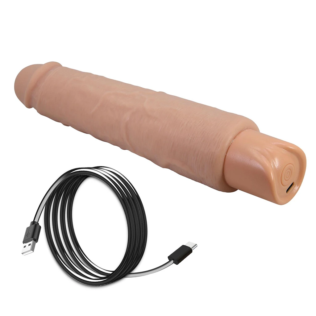 Wibrator realistyczny Soren – 25,2 cm, ładowanie USB-C — zdjęcie 10