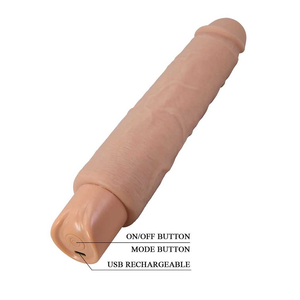 Wibrator realistyczny Soren – 25,2 cm, ładowanie USB-C — zdjęcie 9