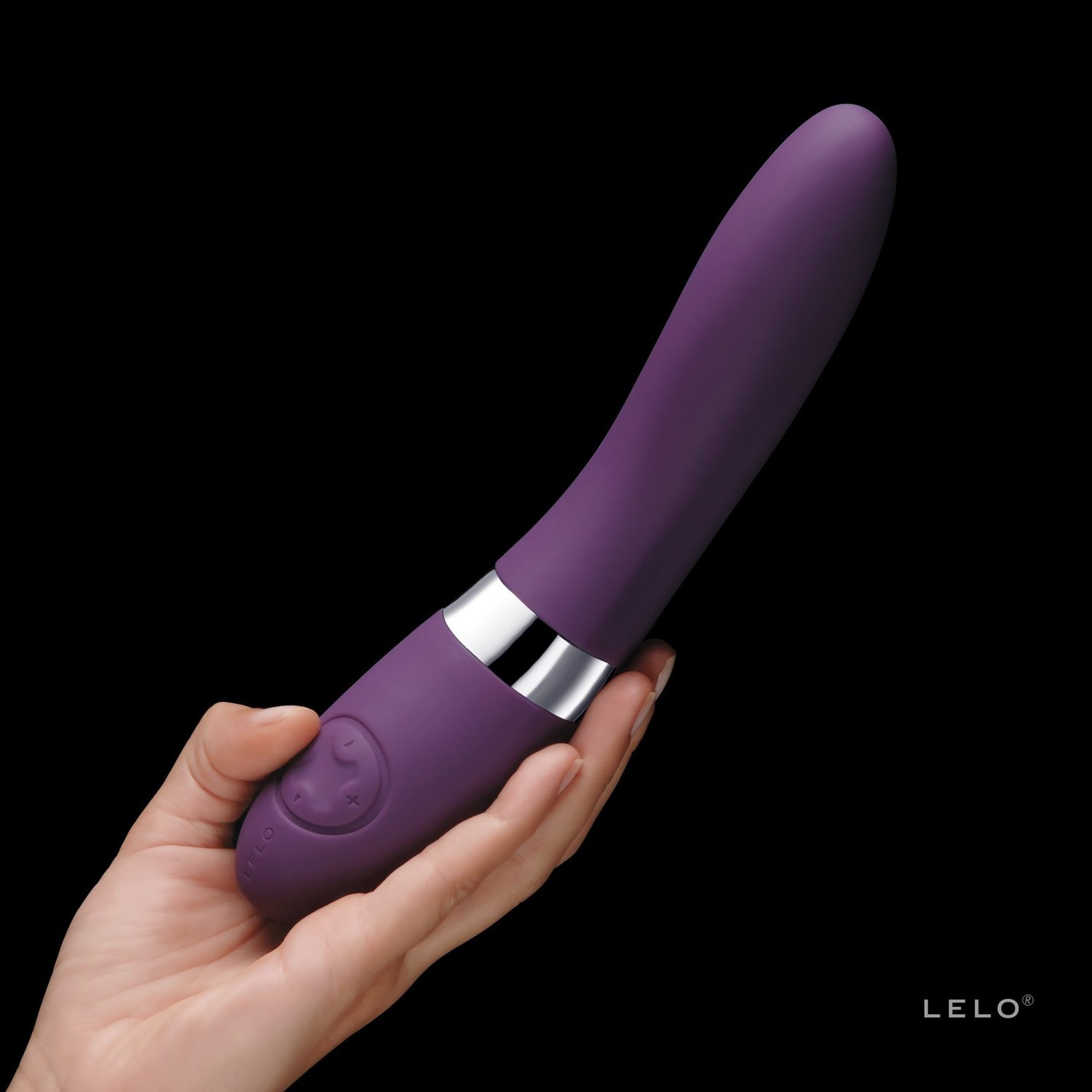 Wibrator LELO Elise 2 – dwa silniki, 8 trybów, śliwkowy — zdjęcie 2