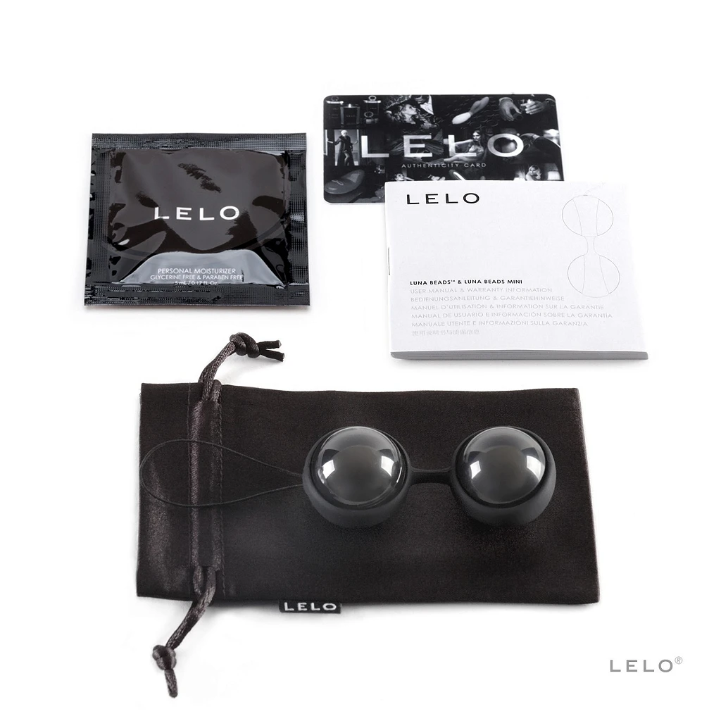 Kulki gejszy LELO Luna Beads Noir – 29 mm, 2 x 37 g — zdjęcie 3