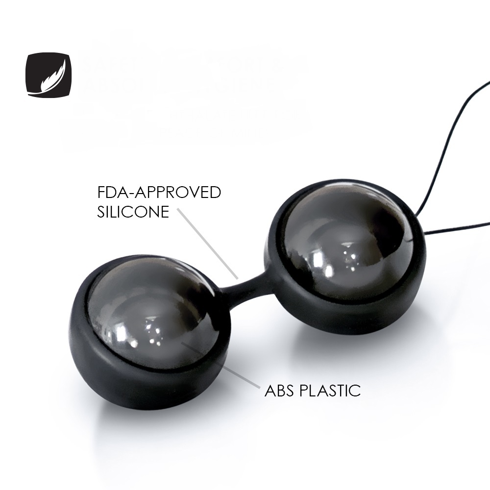 Kulki gejszy LELO Luna Beads Noir – 29 mm, 2 x 37 g — zdjęcie 2