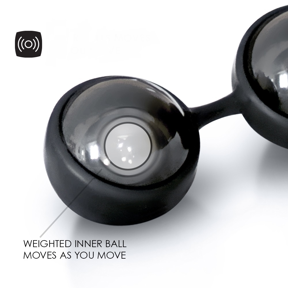 Kulki gejszy LELO Luna Beads Noir – 29 mm, 2 x 37 g — zdjęcie 6