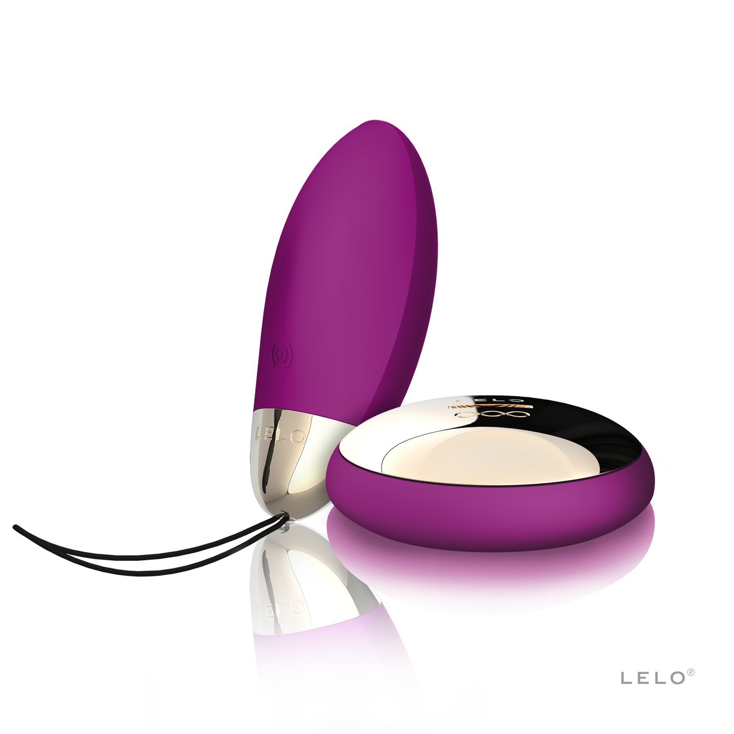 Wibrujące jajeczko LELO Lyla 2 – pilot SenseMotion, ciemnoróżowy — zdjęcie 2
