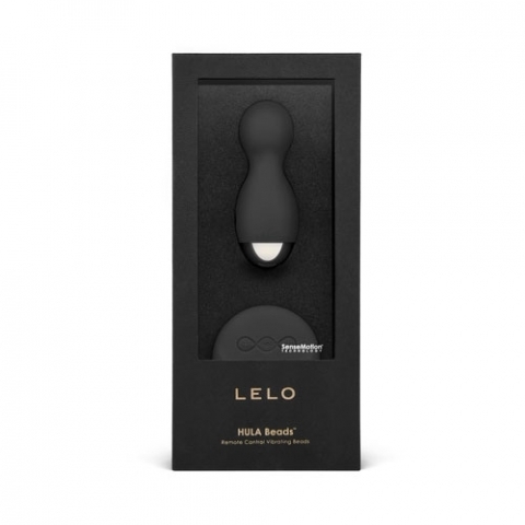 Kulki wibrujące LELO Hula Beads – rotacja i pilot, czarny — zdjęcie 3