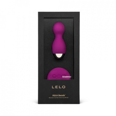 Kulki wibrujące LELO Hula Beads – rotacja i pilot, ciemnoróżowy — zdjęcie 3