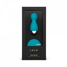 Kulki wibrujące LELO Hula Beads – rotacja i pilot, niebieski — zdjęcie 3