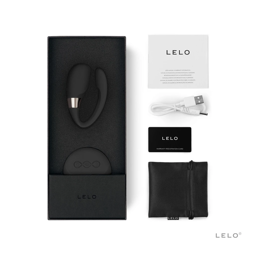 Wibrator dla par LELO Tiani 3 – pilot SenseMotion, czarny — zdjęcie 2