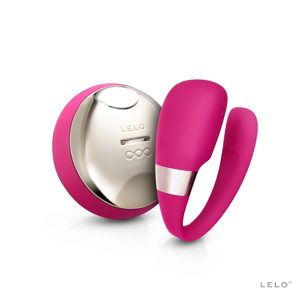 Wibrator dla par LELO Tiani 3 – pilot SenseMotion, wiśniowy