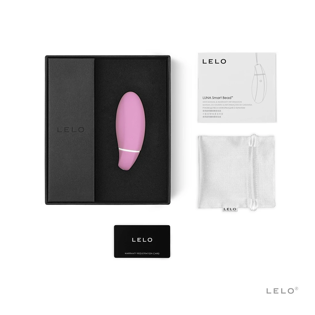 Kulka gejszy LELO Luna Smart Bead – czujnik dotyku, różowy — zdjęcie 2