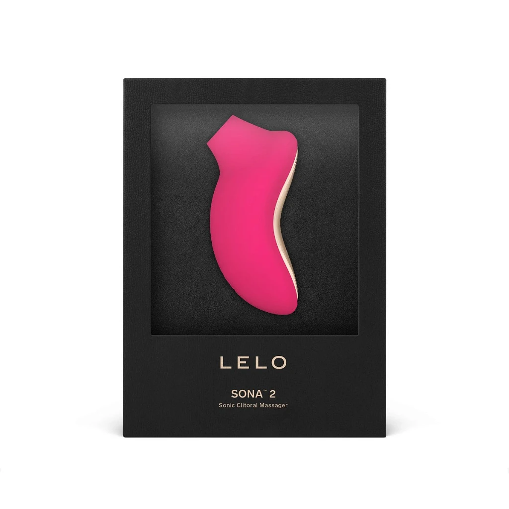 Stymulator łechtaczki LELO Sona 2 – 12 trybów, wodoodporny, wiśniowy — zdjęcie 4