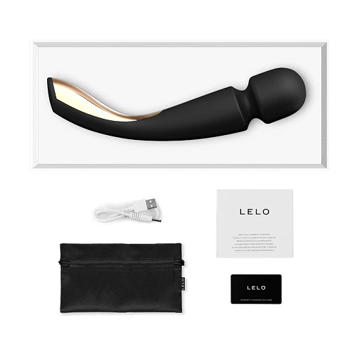 Wibrator różdżka LELO Smart Wand 2 Large – 10 trybów, czarny — zdjęcie 2