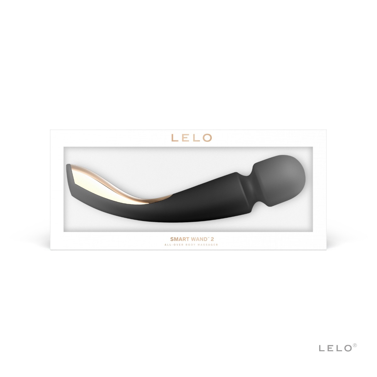 Wibrator różdżka LELO Smart Wand 2 Large – 10 trybów, czarny — zdjęcie 3