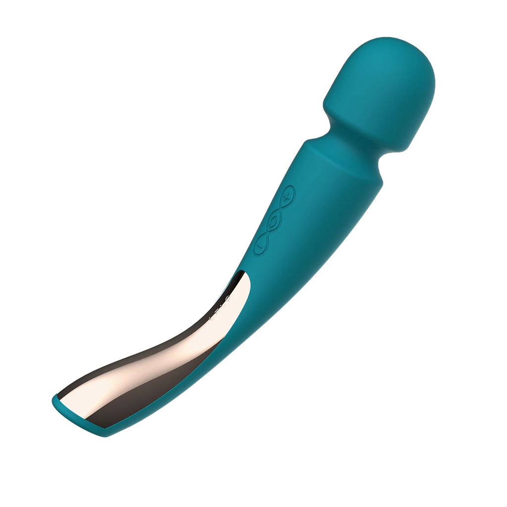 Wibrator różdżka LELO Smart Wand 2 Medium – 10 trybów, niebieski — zdjęcie 2