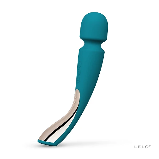 Wibrator różdżka LELO Smart Wand 2 Medium – 10 trybów, niebieski