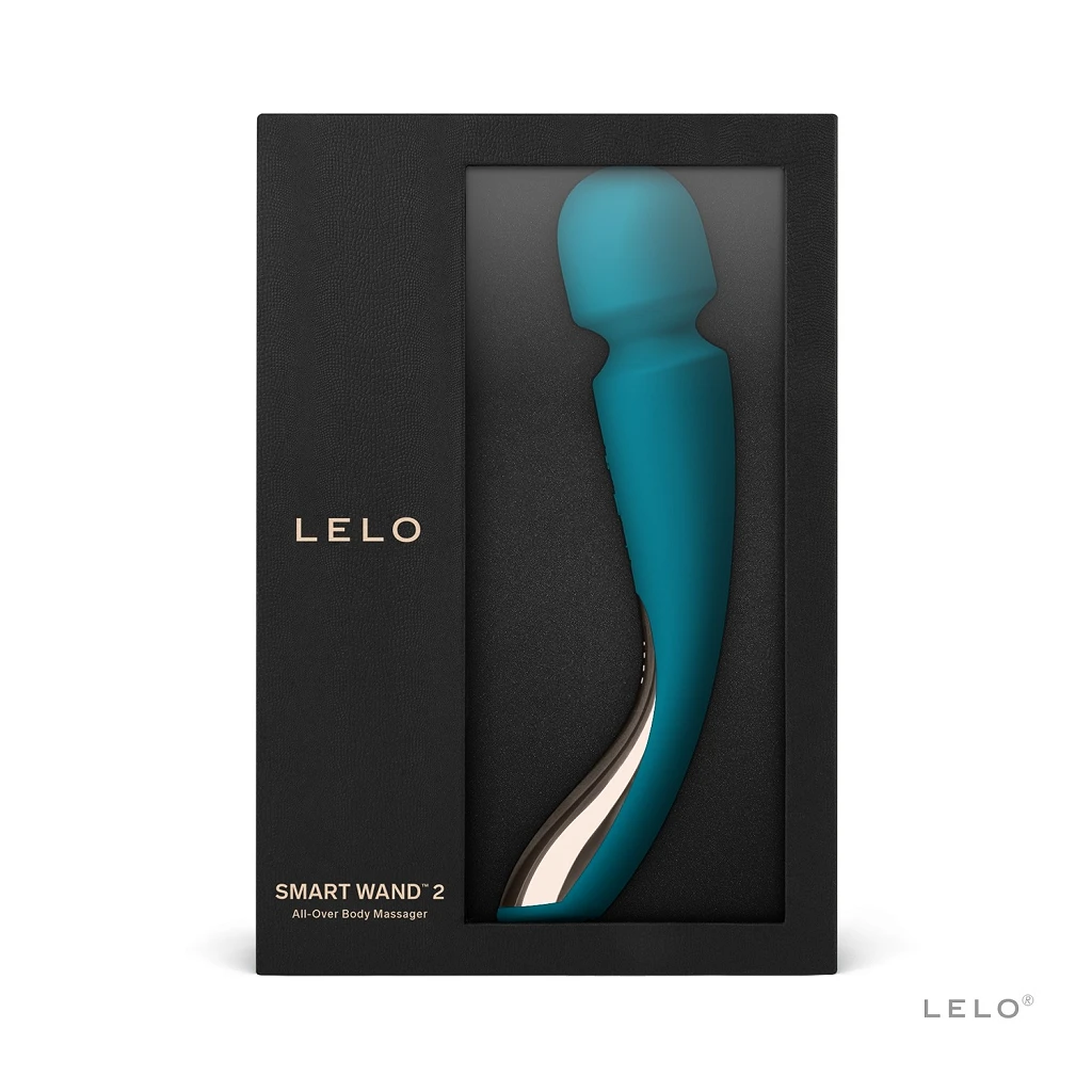 Wibrator różdżka LELO Smart Wand 2 Medium – 10 trybów, niebieski — zdjęcie 5