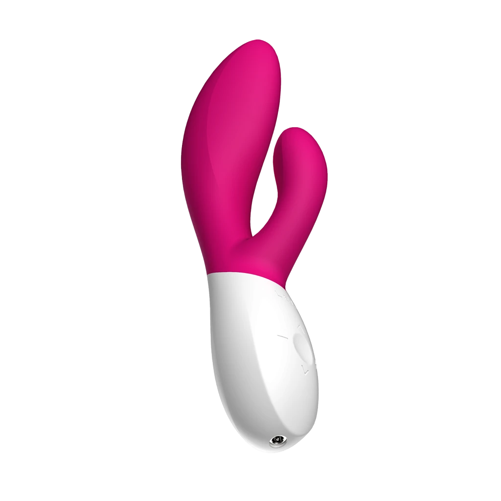 Wibrator króliczek LELO Ina Wave 2 – falujące ramię, wiśniowy — zdjęcie 4