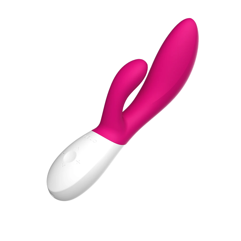 Wibrator króliczek LELO Ina Wave 2 – falujące ramię, wiśniowy — zdjęcie 6