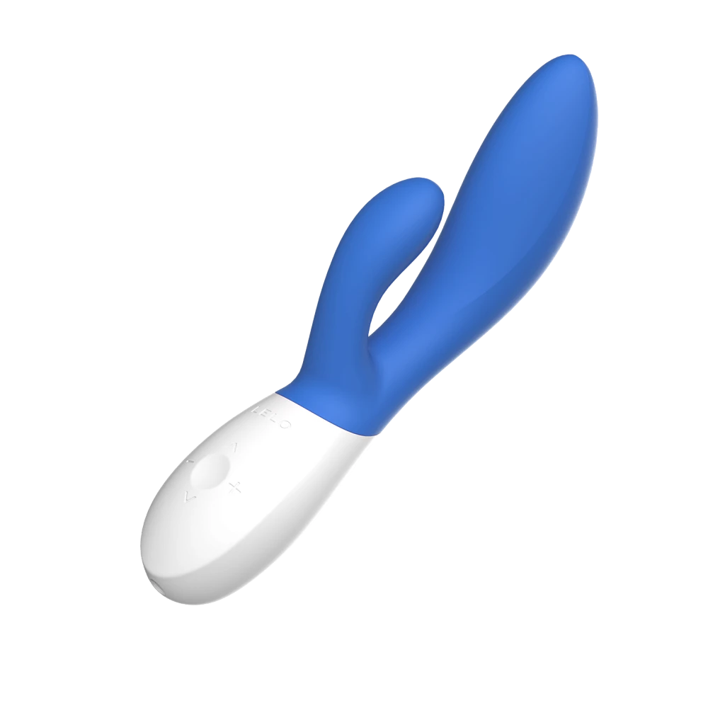 Wibrator króliczek LELO Ina Wave 2 – falujące ramię, błękitny — zdjęcie 4