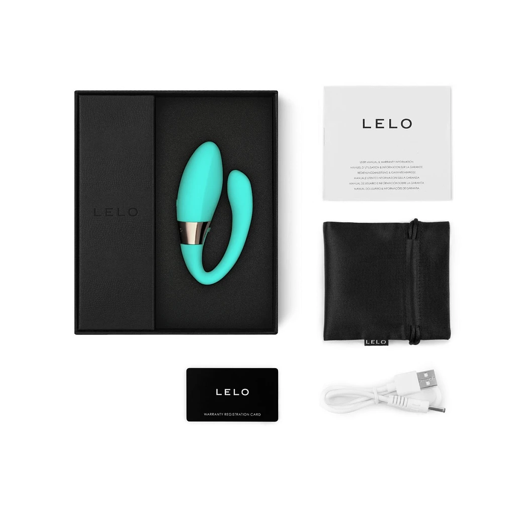 Wibrator dla par LELO Tiani Harmony – 2 silniki, aplikacja, turkusowy — zdjęcie 6