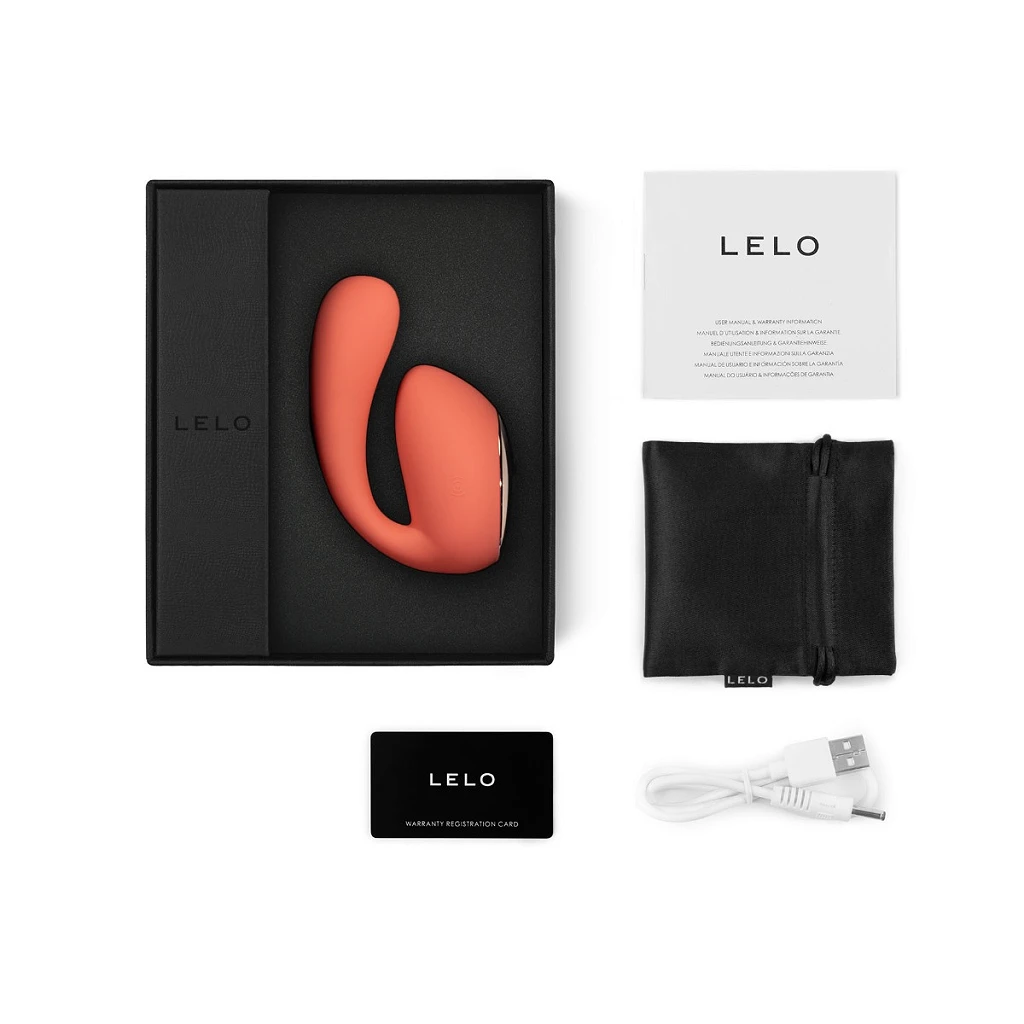 Wibrator podwójny LELO Ida Wave – WaveMotion, wodoodporny, koralowy — zdjęcie 6