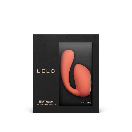 Wibrator podwójny LELO Ida Wave – WaveMotion, wodoodporny, koralowy — zdjęcie 7