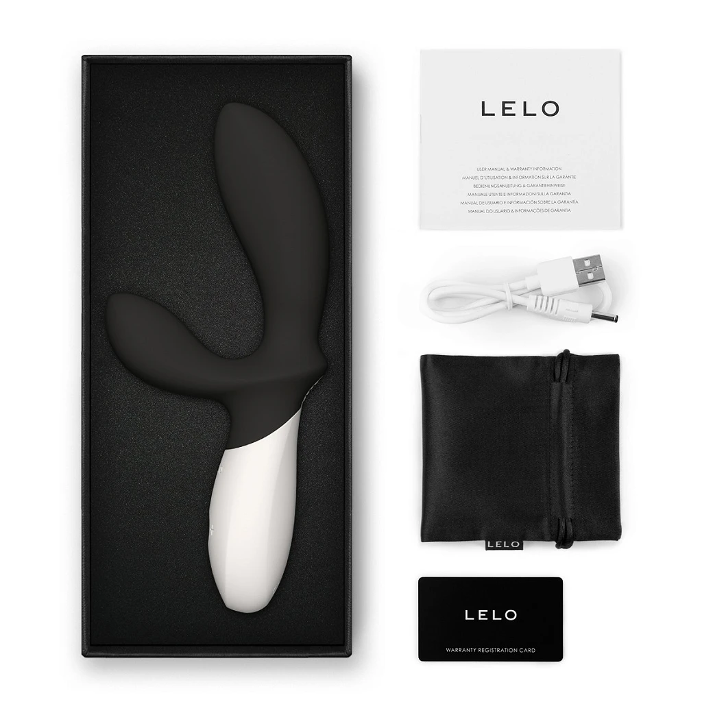 Masażer prostaty LELO Loki Wave 2 – 12 trybów, WaveMotion, czarny — zdjęcie 3