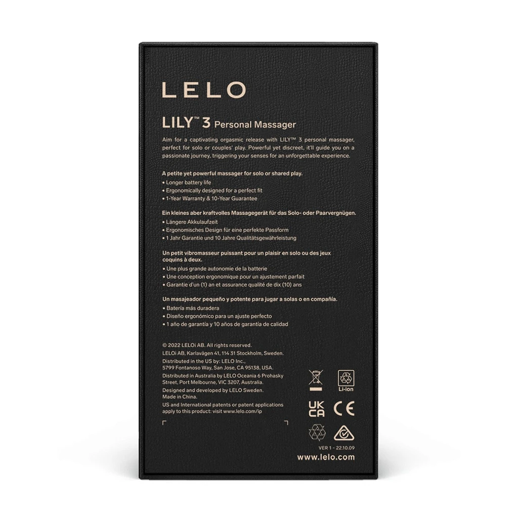 Wibrator łechtaczkowy LELO Lily 3 – wodoodporny, 10 trybów, lawendowy — zdjęcie 4