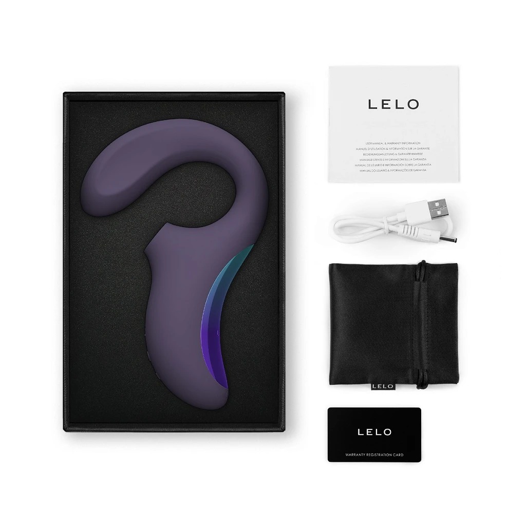 Wibrator soniczny LELO Enigma Wave – potrójna stymulacja, fioletowy — zdjęcie 3