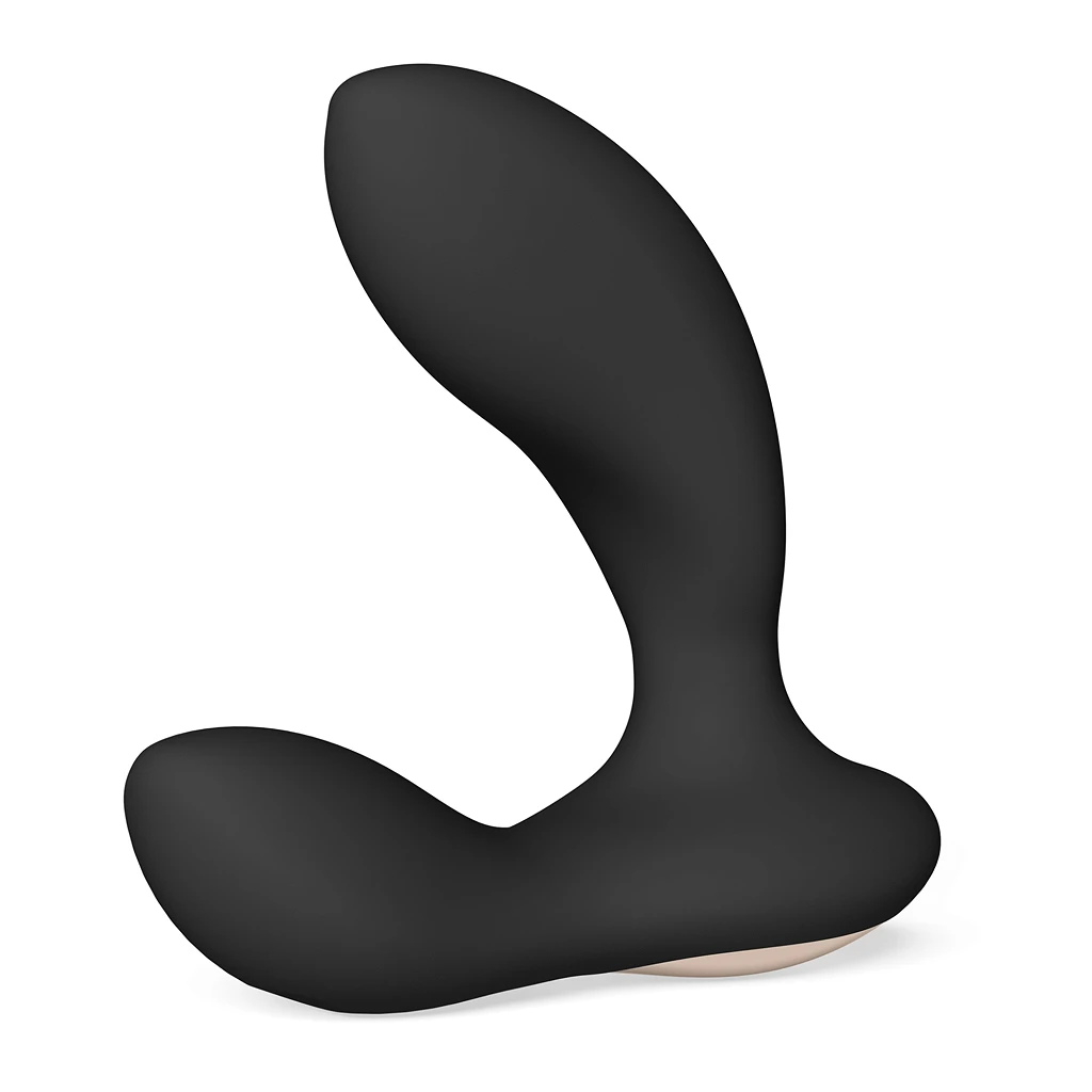Wibrujący masażer prostaty LELO Hugo 2 - dwa silniki, czarny