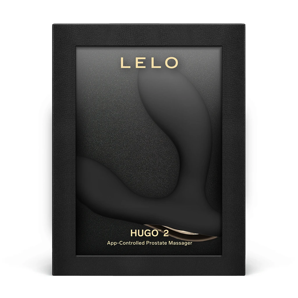 Wibrujący masażer prostaty LELO Hugo 2 - dwa silniki, czarny — zdjęcie 4
