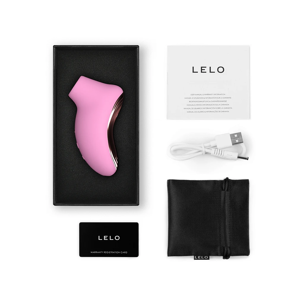 Stymulator łechtaczki LELO Sona 2 Travel – fale dźwiękowe, różowy — zdjęcie 3
