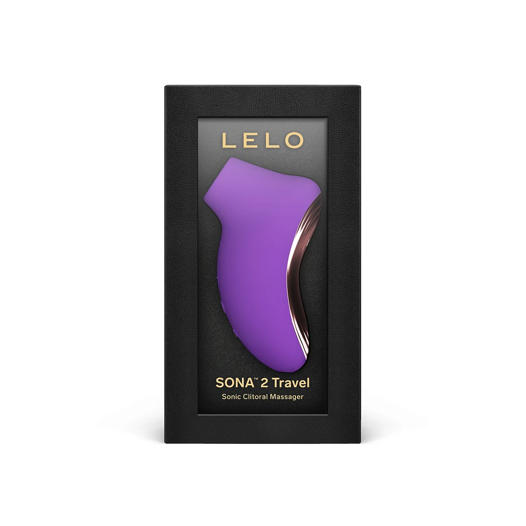 Stymulator łechtaczki LELO Sona 2 Travel – fale dźwiękowe, fioletowy — zdjęcie 4
