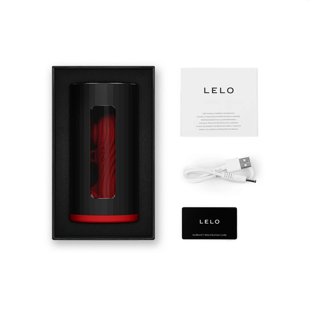 Masturbator LELO F1S V3 czerwony – SenSonic, sterowanie aplikacją — zdjęcie 3