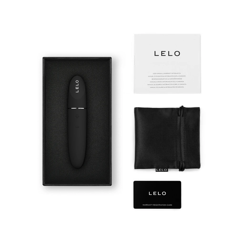 Mini wibrator LELO Mia 3 - wodoodporny, 8 trybów, czarny — zdjęcie 2