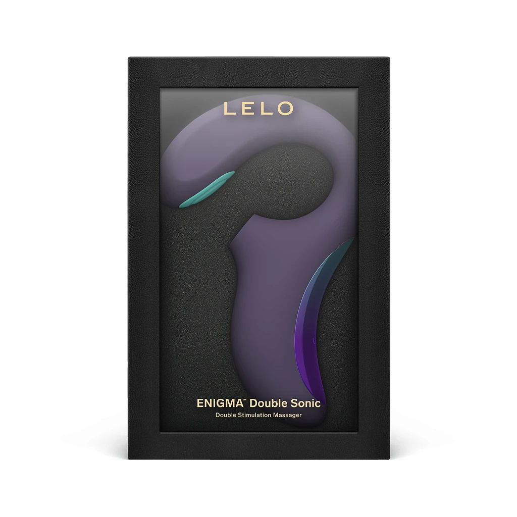 Wibrator LELO Enigma Double Sonic – potrójna stymulacja, fioletowy — zdjęcie 3