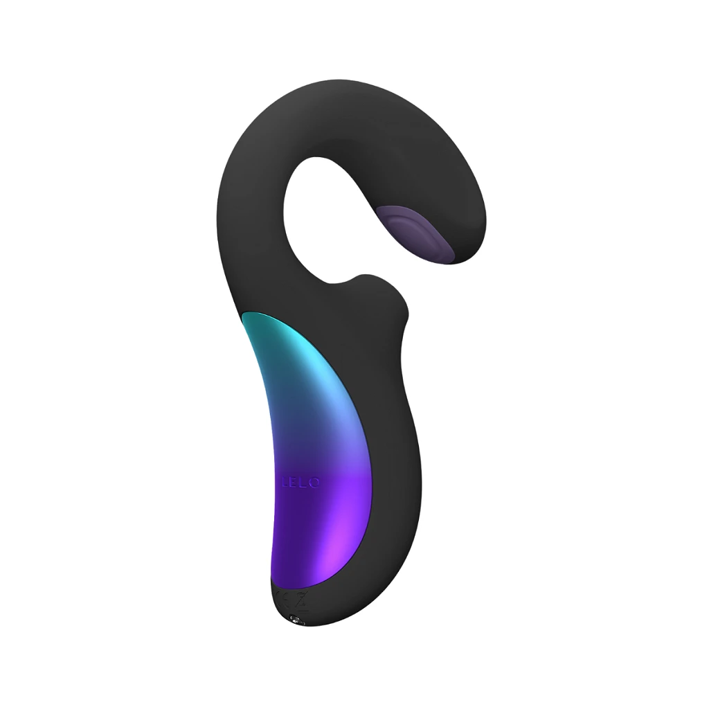 Wibrator LELO Enigma Double Sonic – potrójna stymulacja, czarny