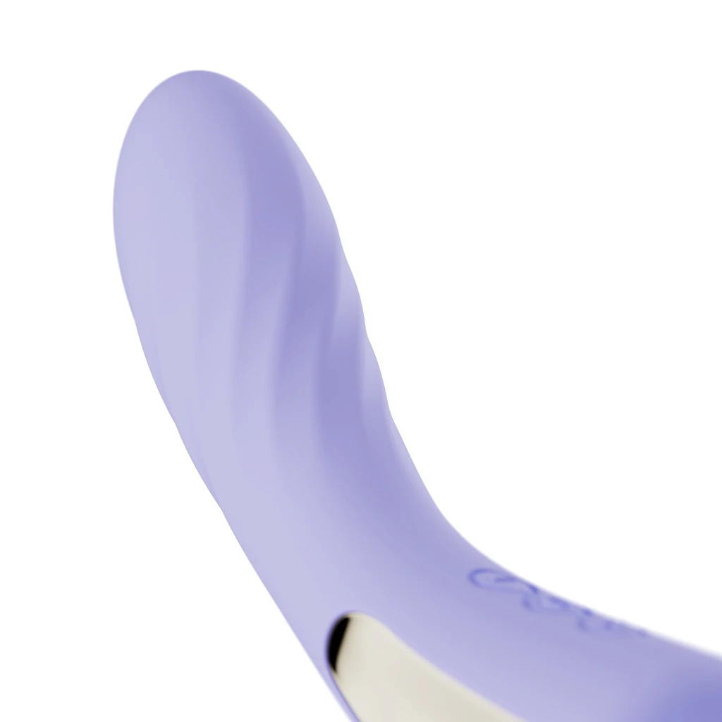 Wibrator różdżka LELO Switch – dwa silniki, aplikacja, liliowy — zdjęcie 3